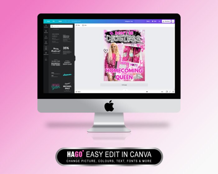 Vote Homecoming Poster Template - T616 - Image 2