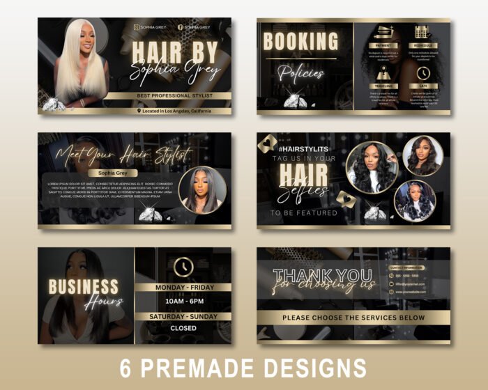 Acuity Scheduling Template Hair | Hair Stylist Acuity Scheduling Template | Hair Stylist Branding | Hair Stylist Website Banners - Image 2